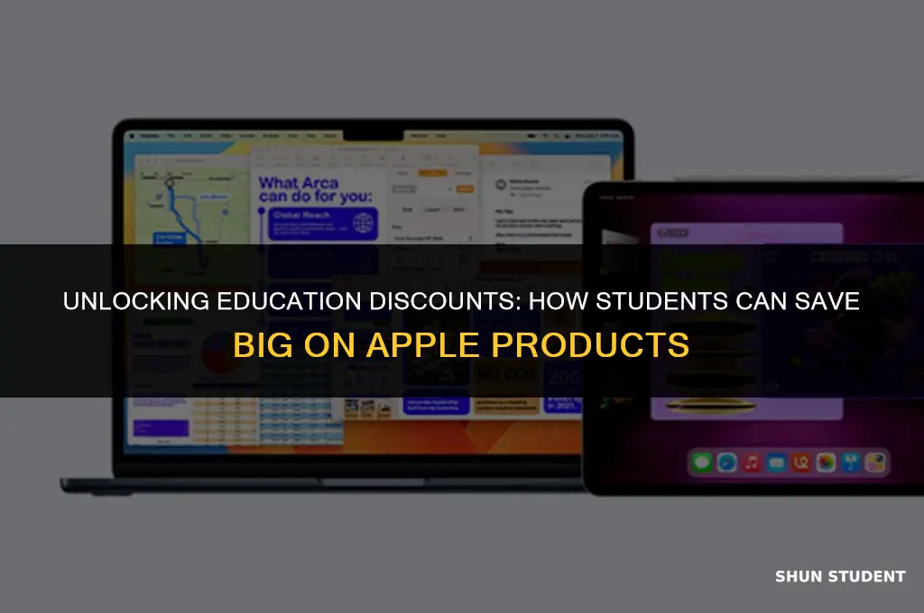 how much do students save on apple products
