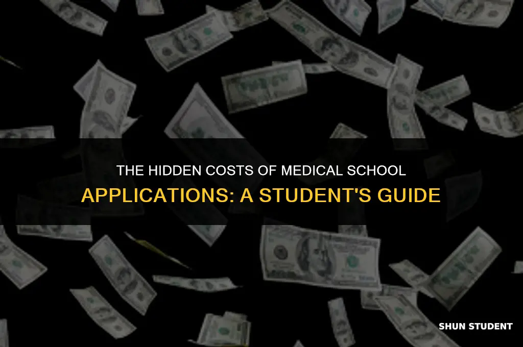 how much do students spend medical school applications