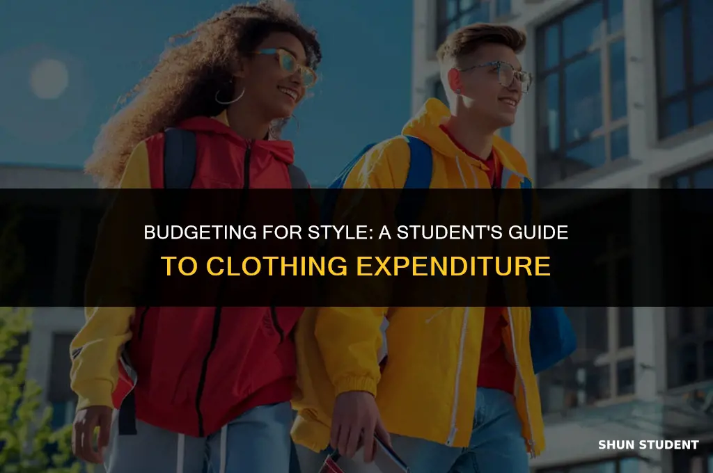 how much do students spend on clothes