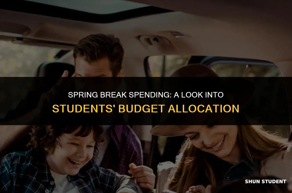 how much do students spend on spring break