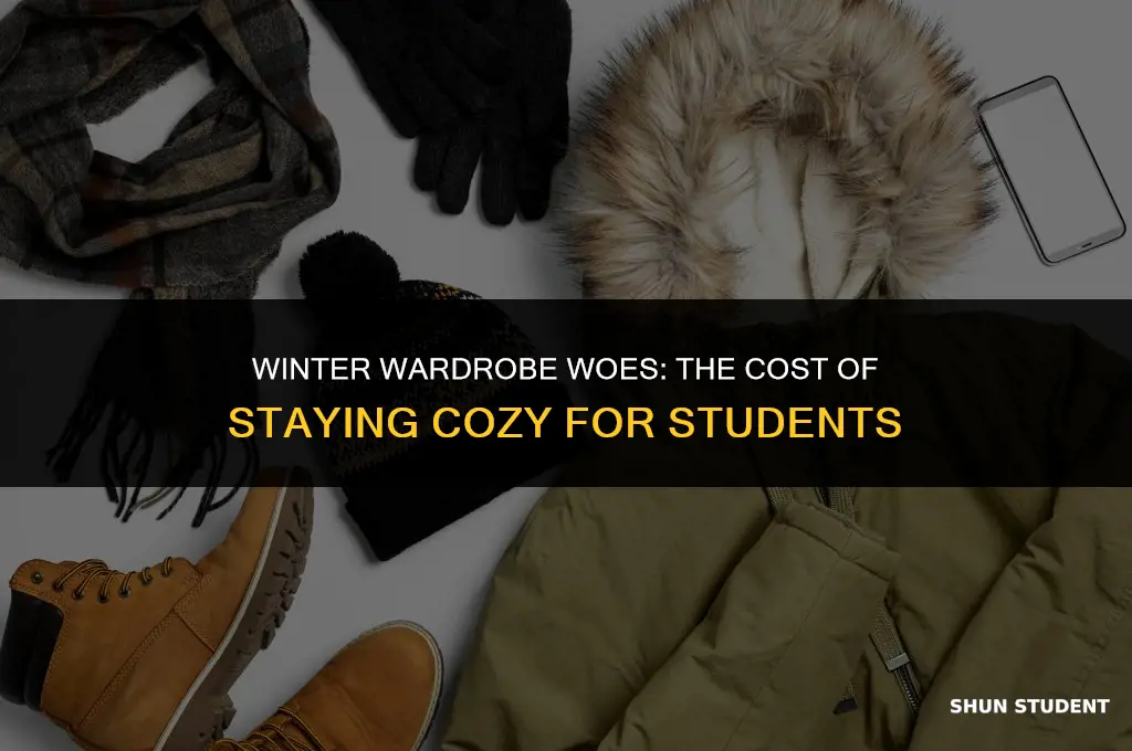 how much do students spend on winter clothes