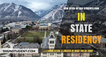 Utah State University Students: How Often Do They Gain In-State Residency?