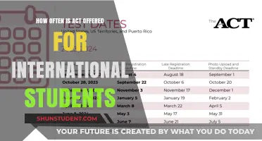 ACT Exam Availability for International Students