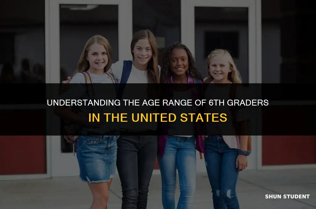 how old are students in 6th grade united states