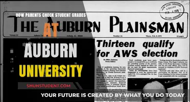 Auburn University: Checking Student Grades as a Parent