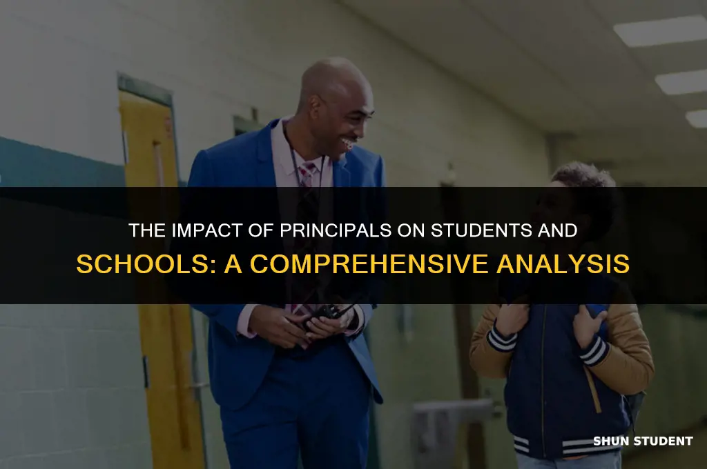 how principals affect students and schools