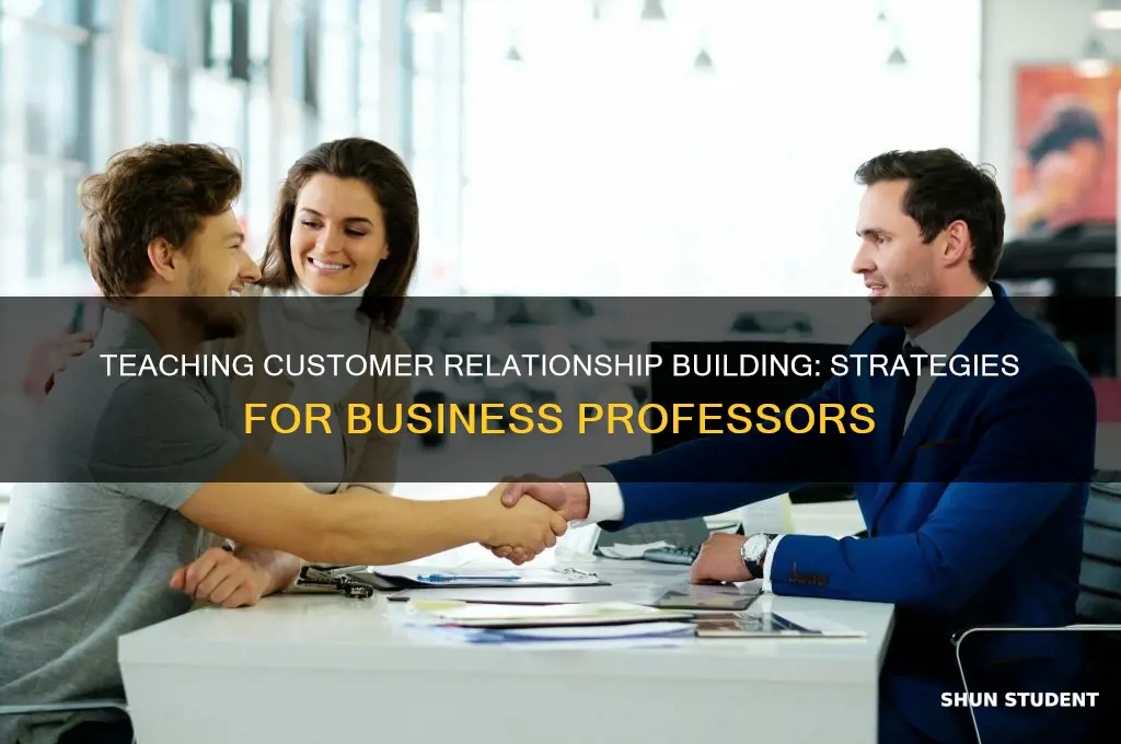 how professor could teach developing customer relationships to business students