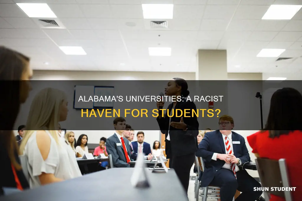 how racist is alabama for university students