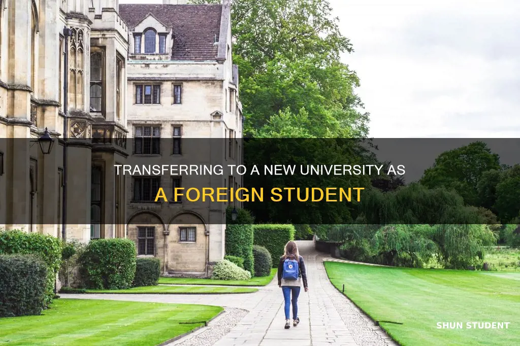 how savis transfer to another university of foreign student