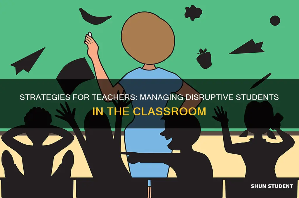 how should a teacher handle a disruptive student