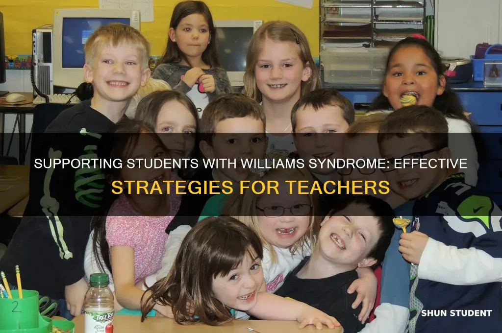how should a teacher handle a student with williams syndrome