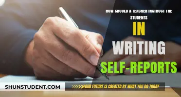 Effective Strategies for Teachers to Guide Students in Writing Self-Reports