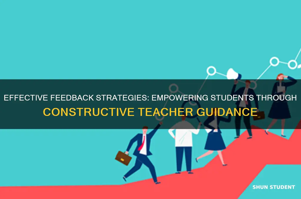 how should a teacher provide feedback to students