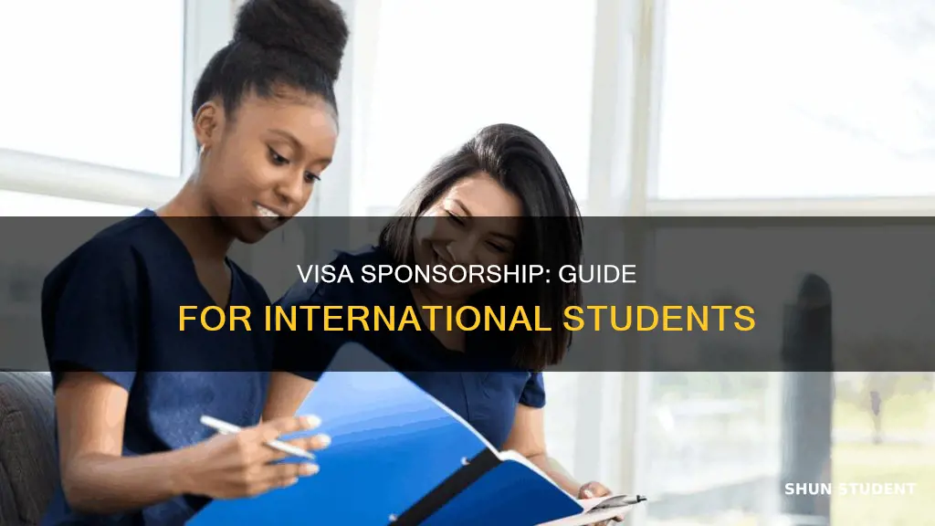 how should international student answer visa sponsorship question