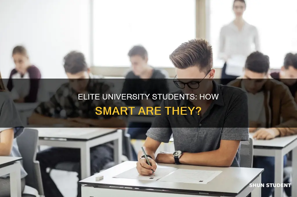 how smart are students in top universities