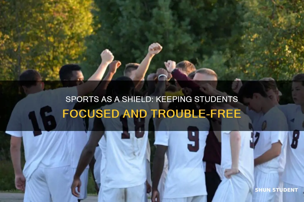 how sports help students stay out of troub