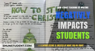 Strict Writing Instruction: How Rigid Teaching Harms Student Creativity and Growth