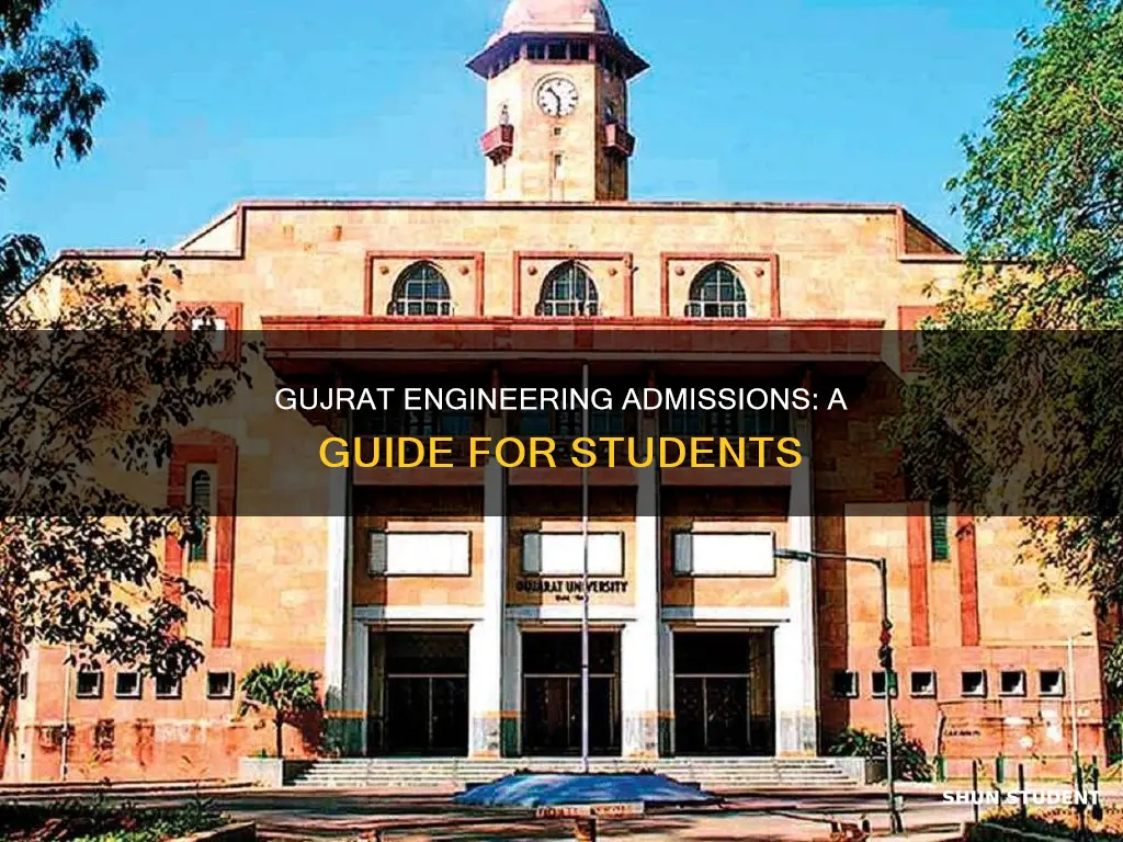 how student get admission in engg university in gujrat