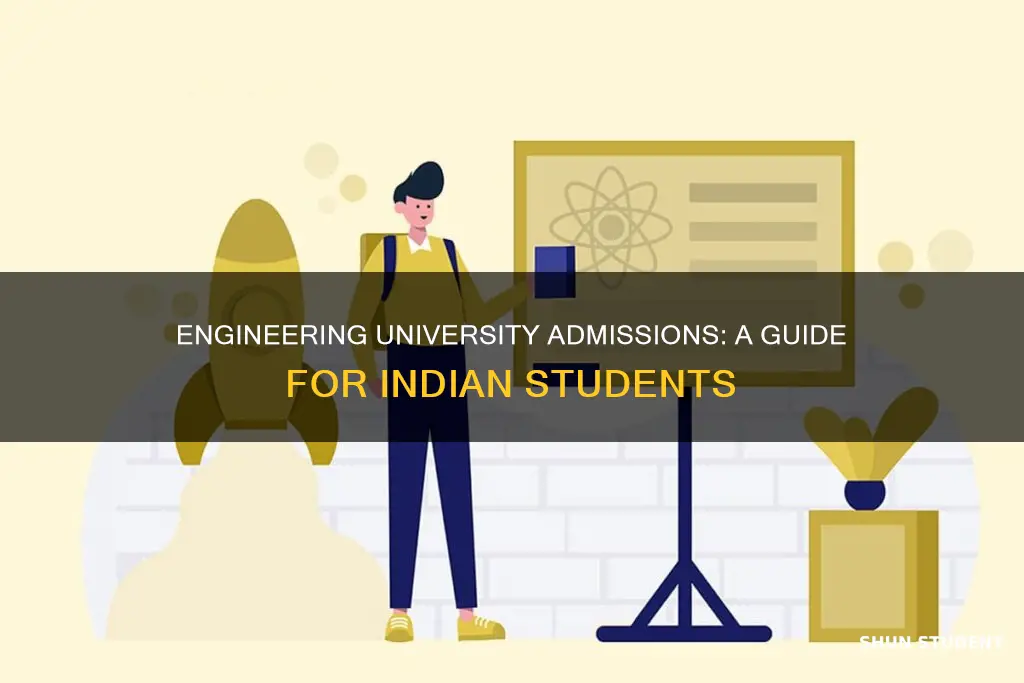 how student get admission in engg university in india