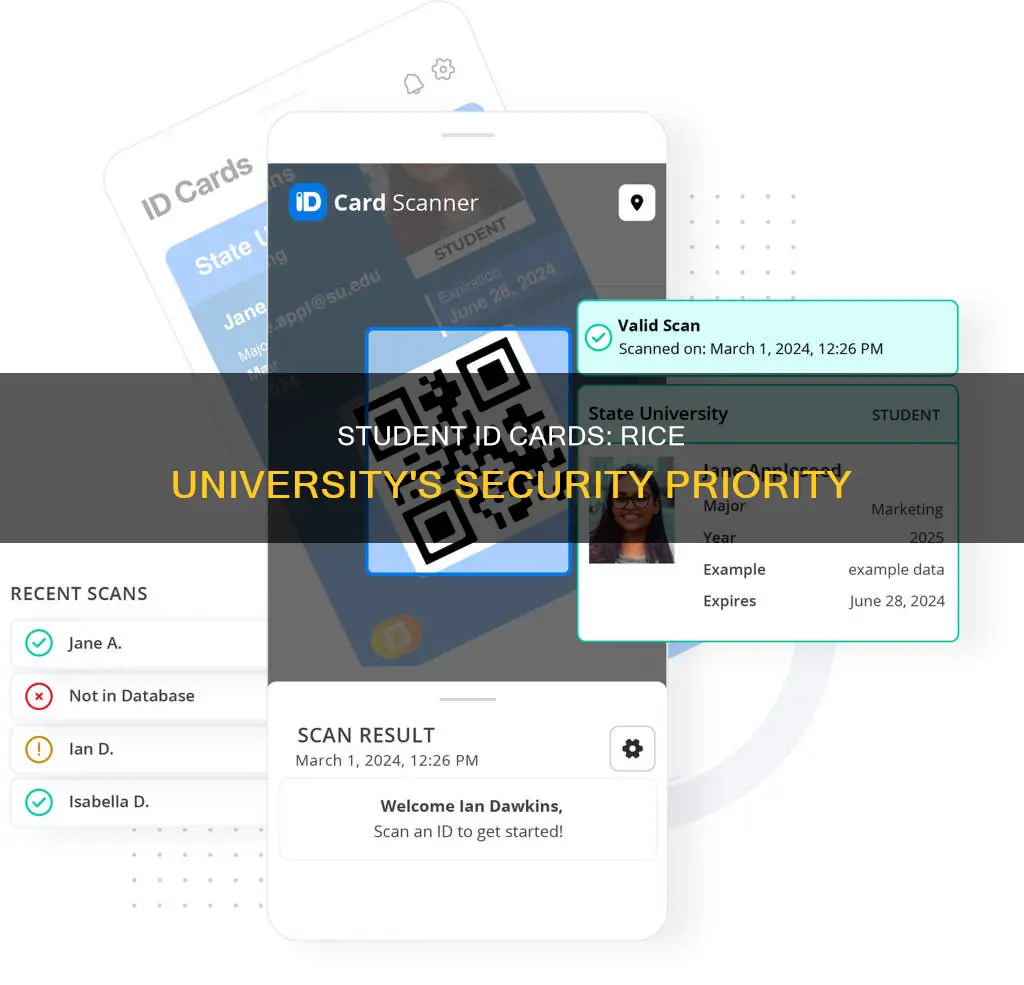 how student id card rice university