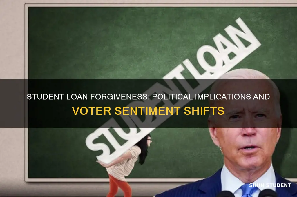 how student loan forgiveness affect politically