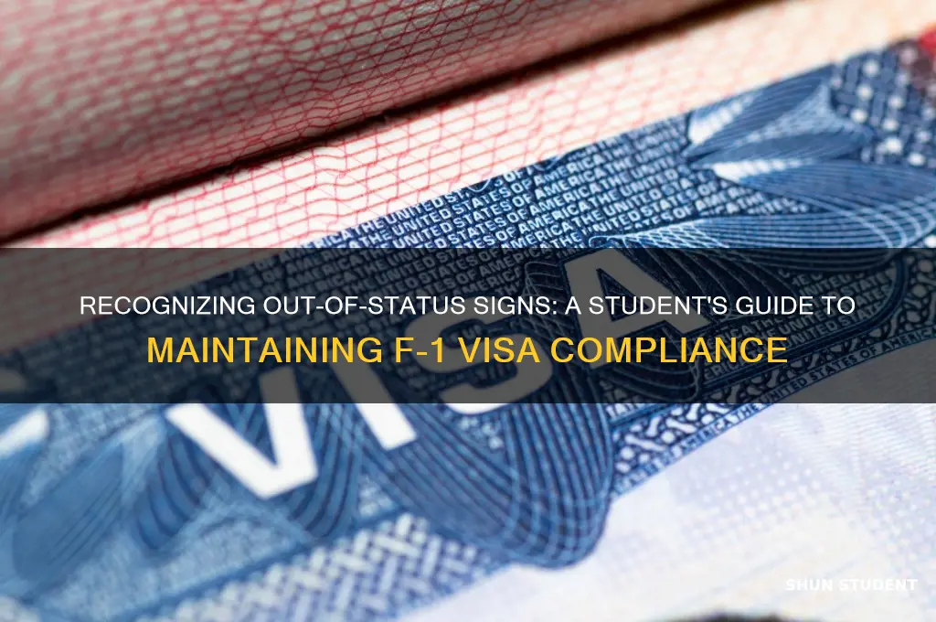 how student will know that he is out of status