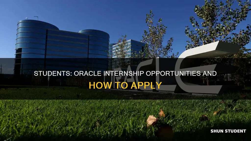 how students can intern at oracle