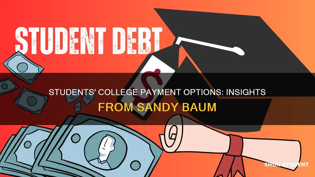 how students pay for college article sandy baum