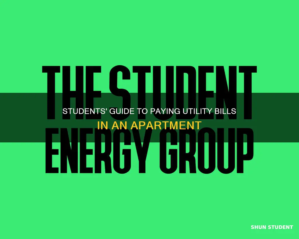 how students pay utility bill living in ap