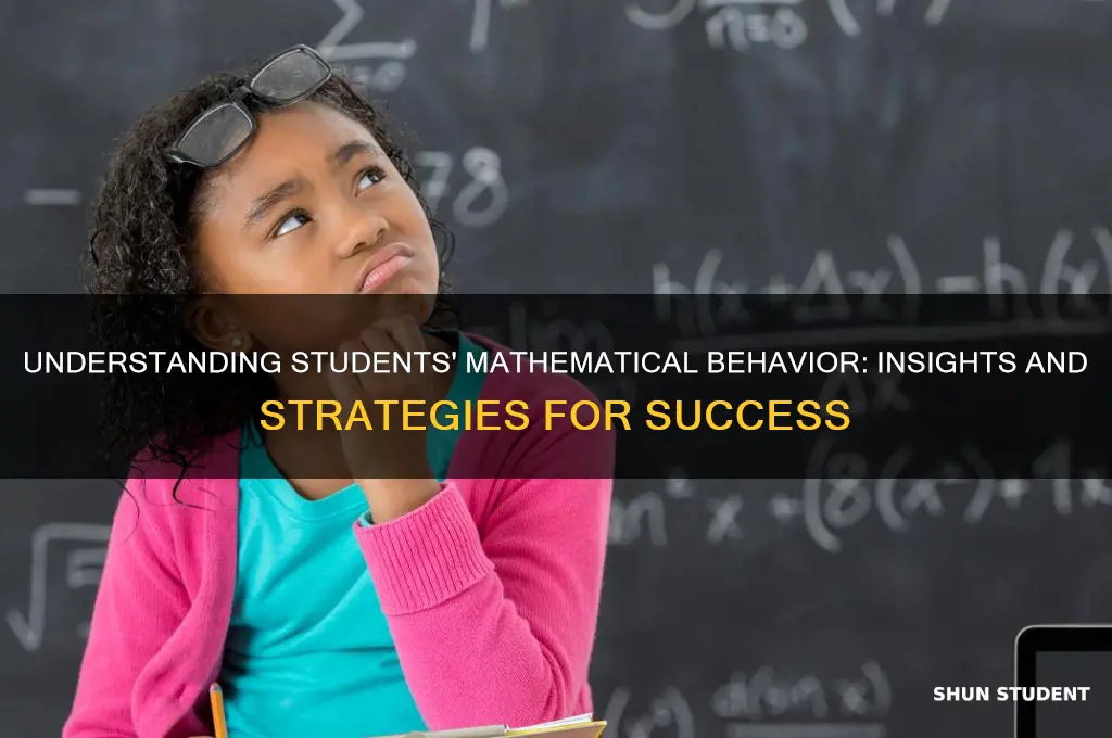 how students will behave mathematically
