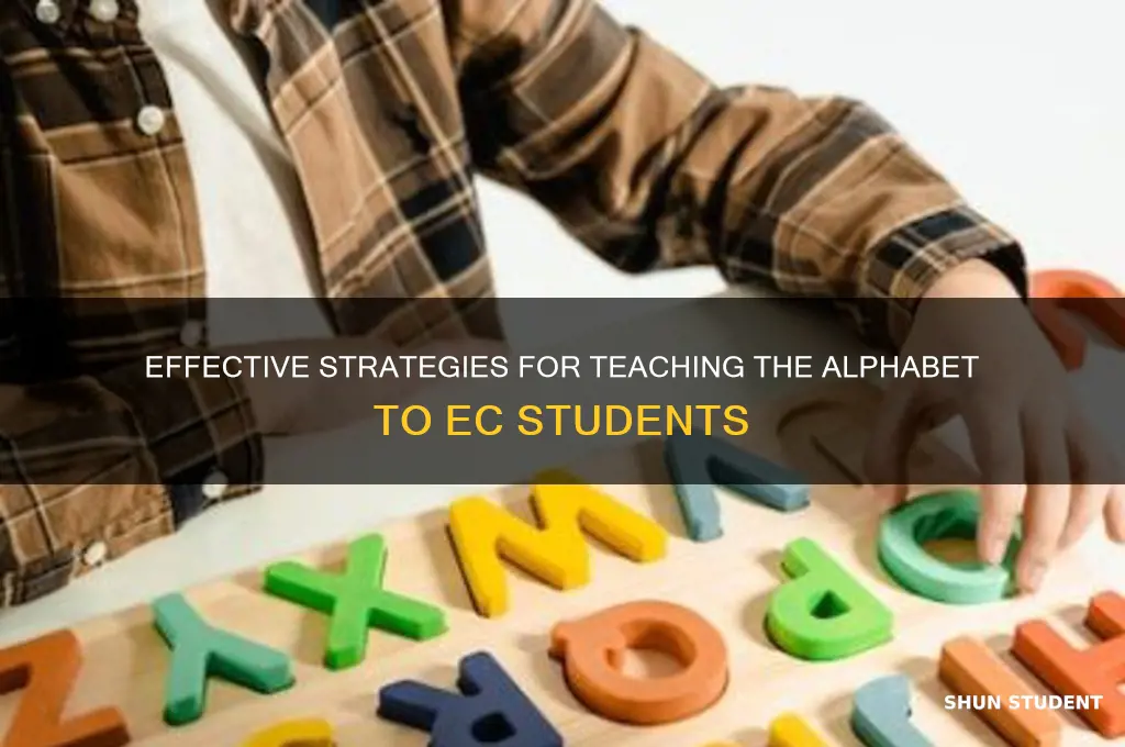 how teach ec students the alphabet