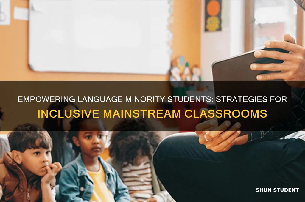 how teach language minority students in the mainstream class