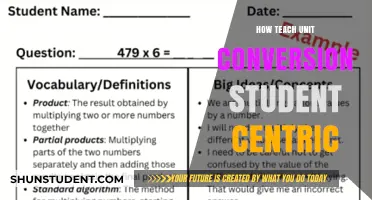 Empowering Students: Mastering Unit Conversion with Student-Centric Strategies