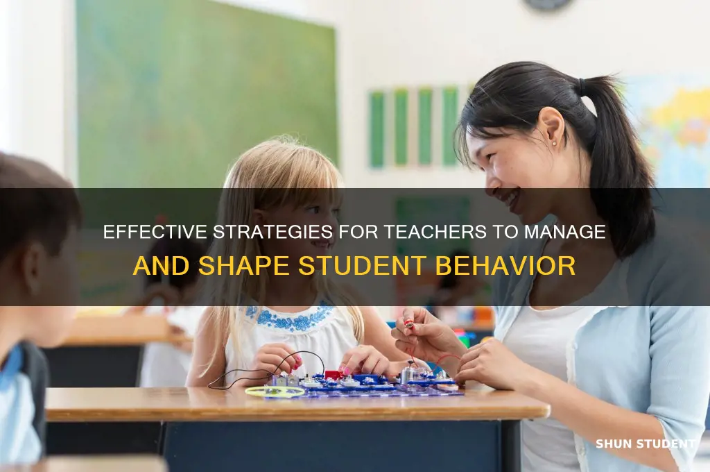 how teacher control student behaviour