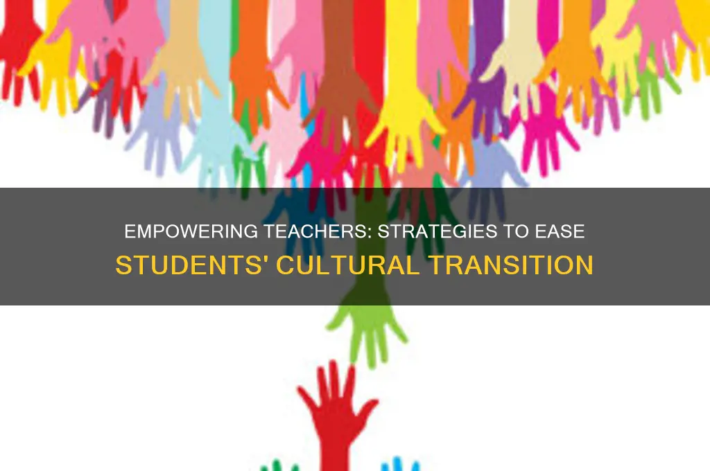 how teacher could help student to integrate into new culture