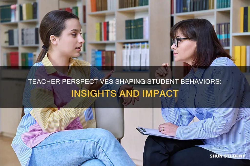 how teacher perspectives influence student behaviors