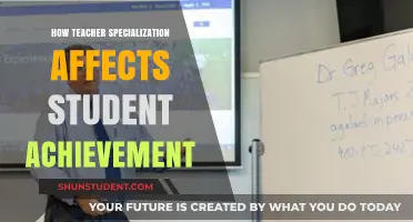 Teacher Specialization: Impact on Student Achievement and Learning Outcomes