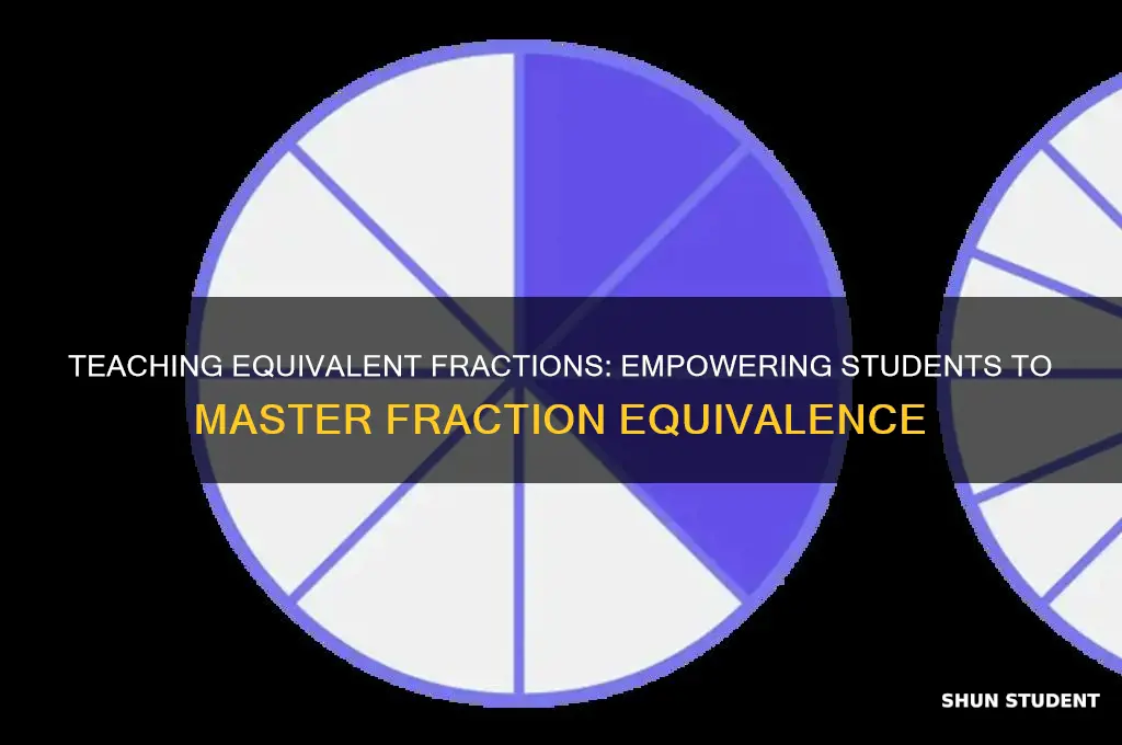 how teacher students equivalent fractions