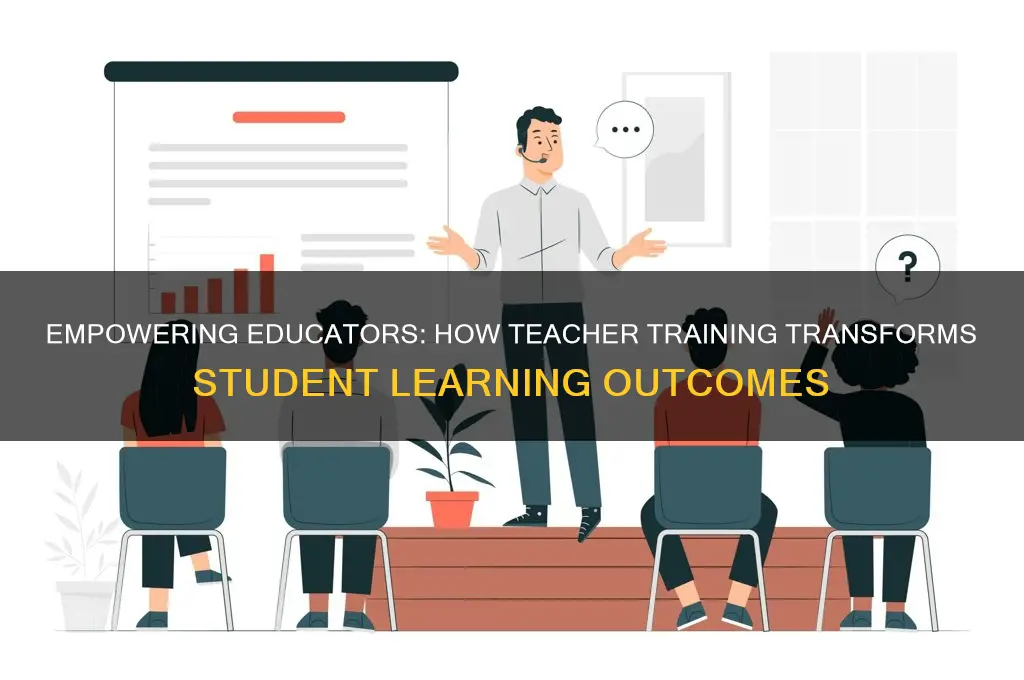 how teacher training impacts student learning