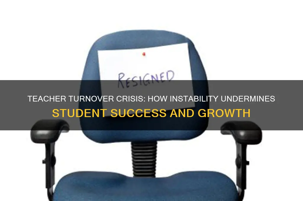 how teacher turnover rate harms students