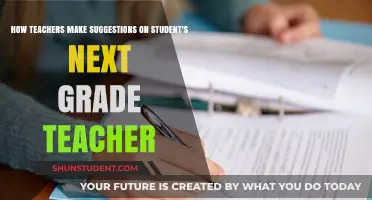 Teachers' Insights: Guiding Students to the Right Next Grade Teacher
