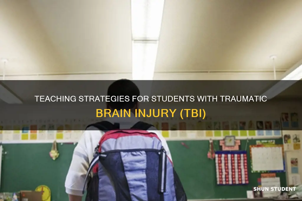 how teachers should teach students with tbi