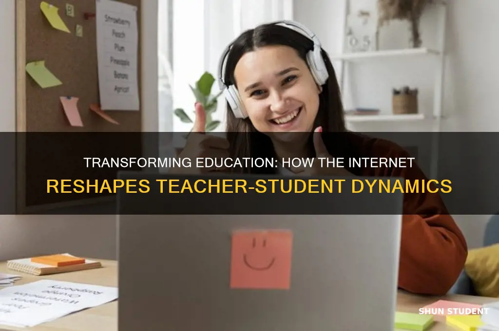 how the internet has changed teacher student