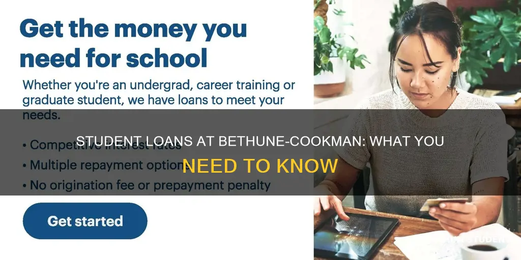 how to accept student loans bethune cookamn university