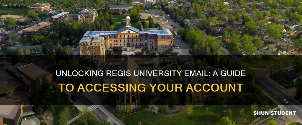 how to access regis university student email