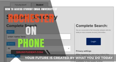 Accessing Rochester Student Email on Your Phone