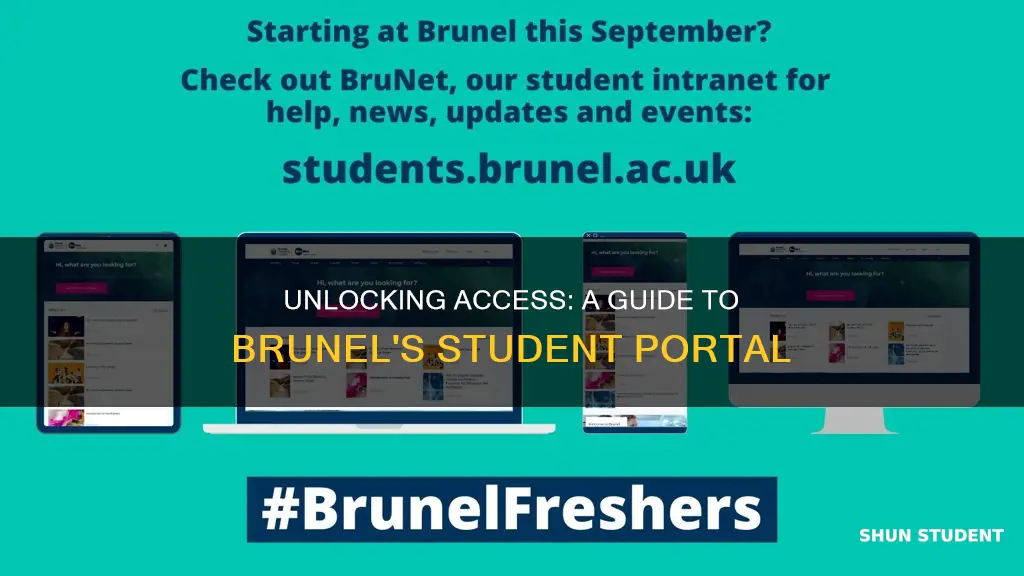 how to access student portal brunel university