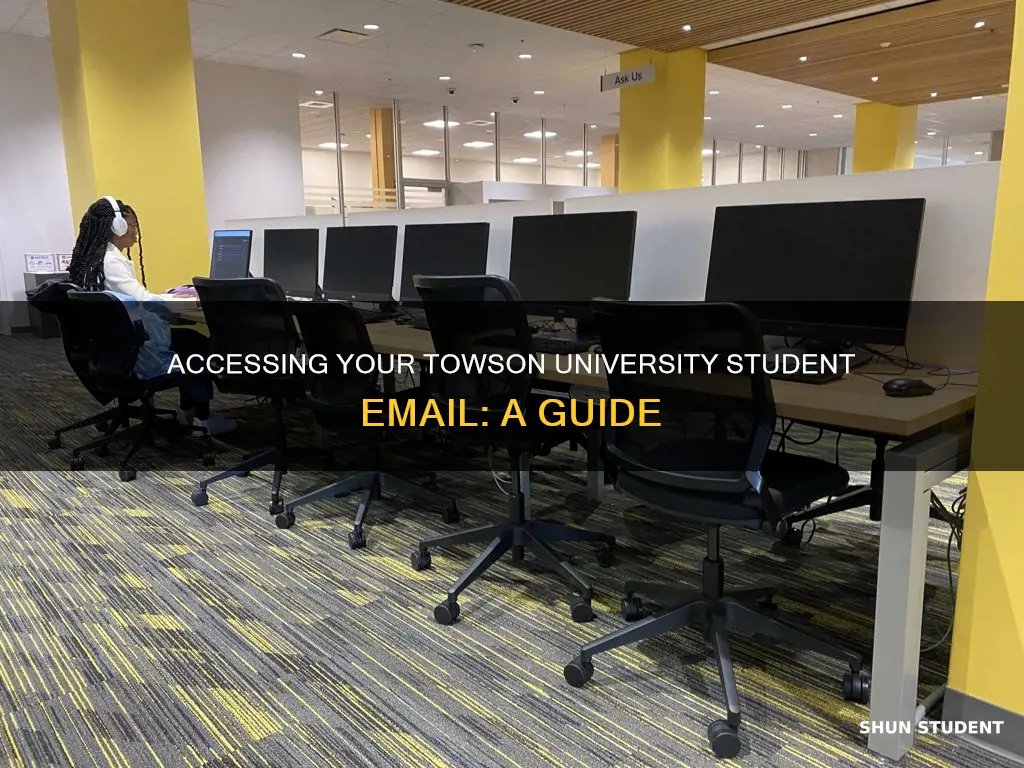how to access your towson university student email