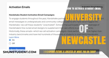 Activating Your Student Email at Newcastle University