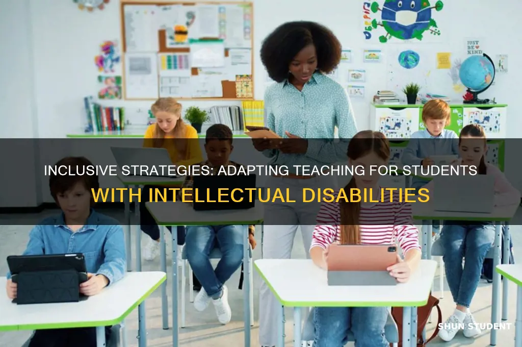 how to adapt teaching for students with intellectual disabiites
